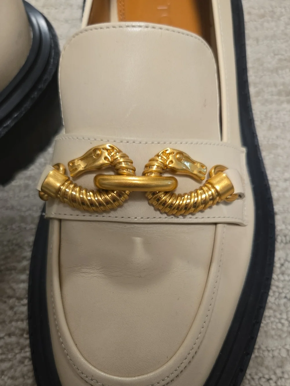 Tory Burch Jessa Lug Sole Loafer-Ivory